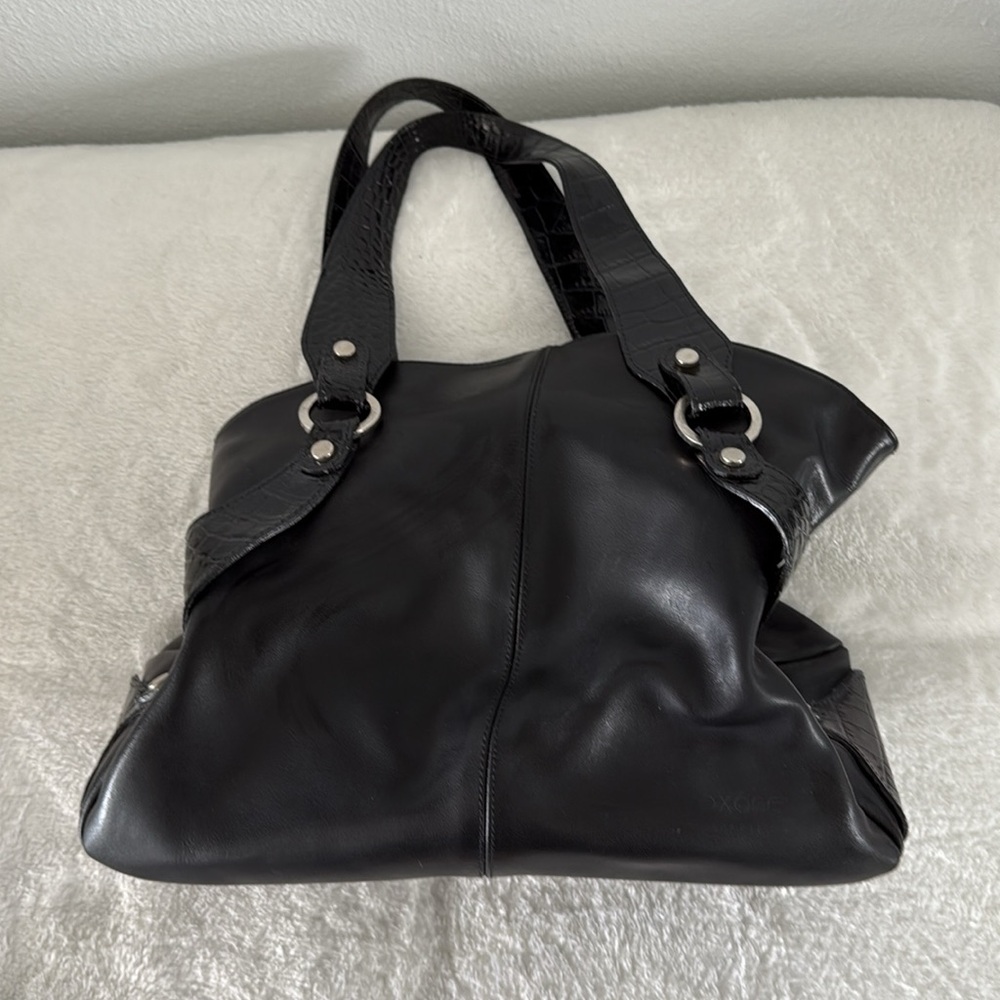 Oxone Leather Statement Bag from Paris France. - Picture 3 of 13